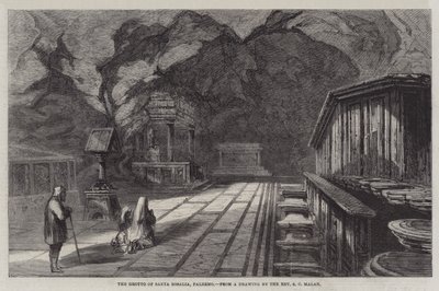La gruta de Santa Rosalía, Palermo de Solomon Caesar Malan